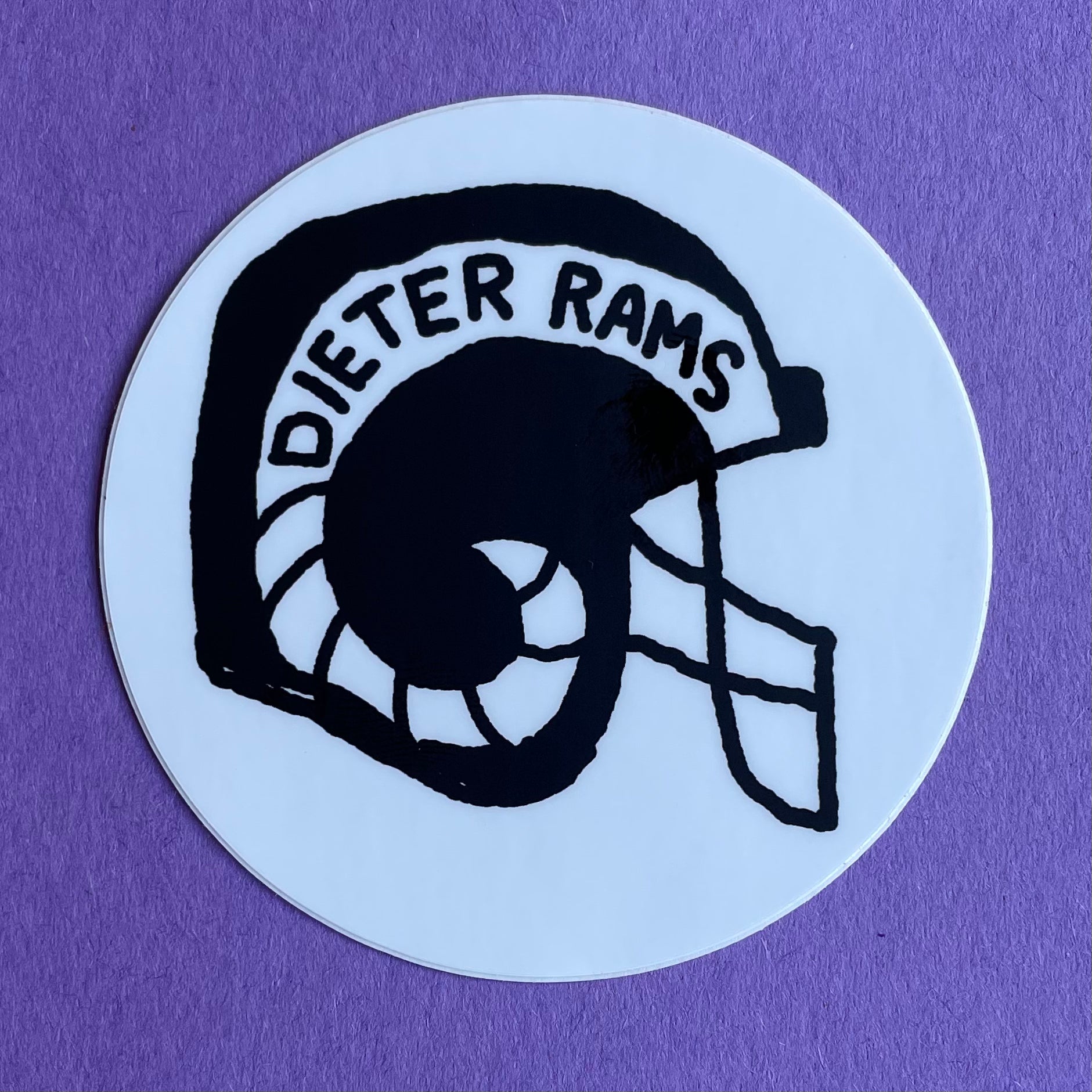 Dieter Rams Sports Ball Sticker