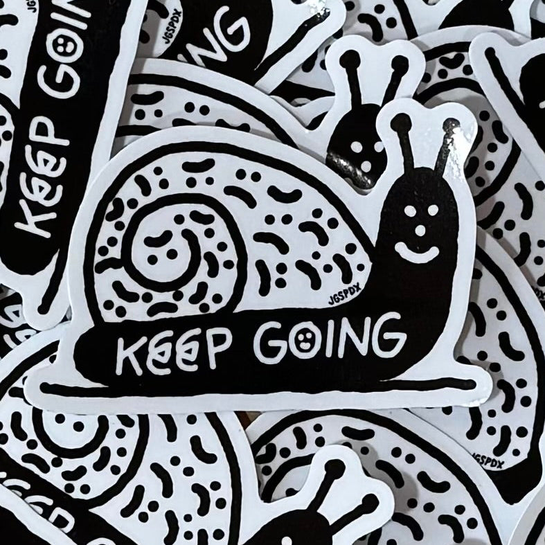 Keep Going Sticker