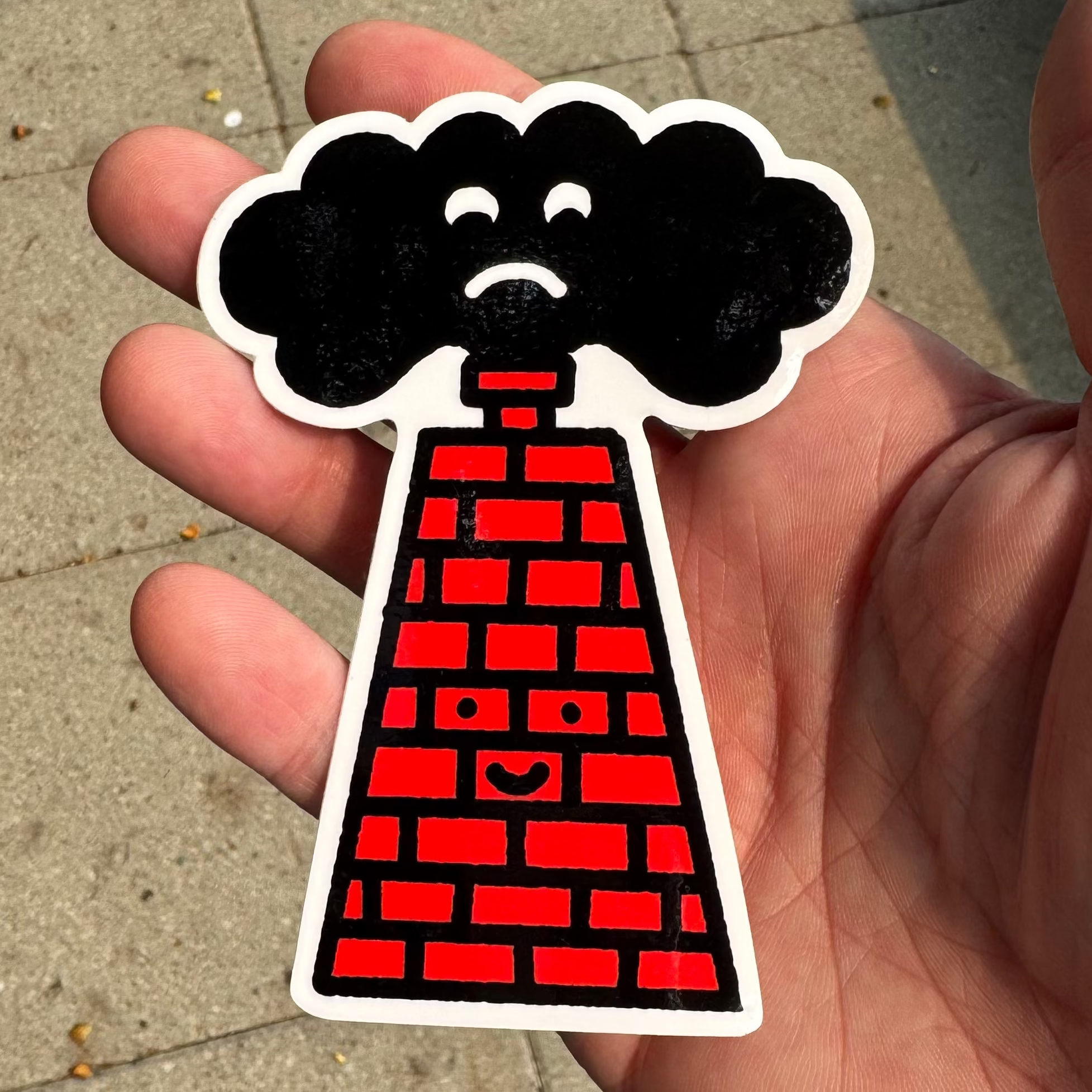 Chipper Chimney sticker