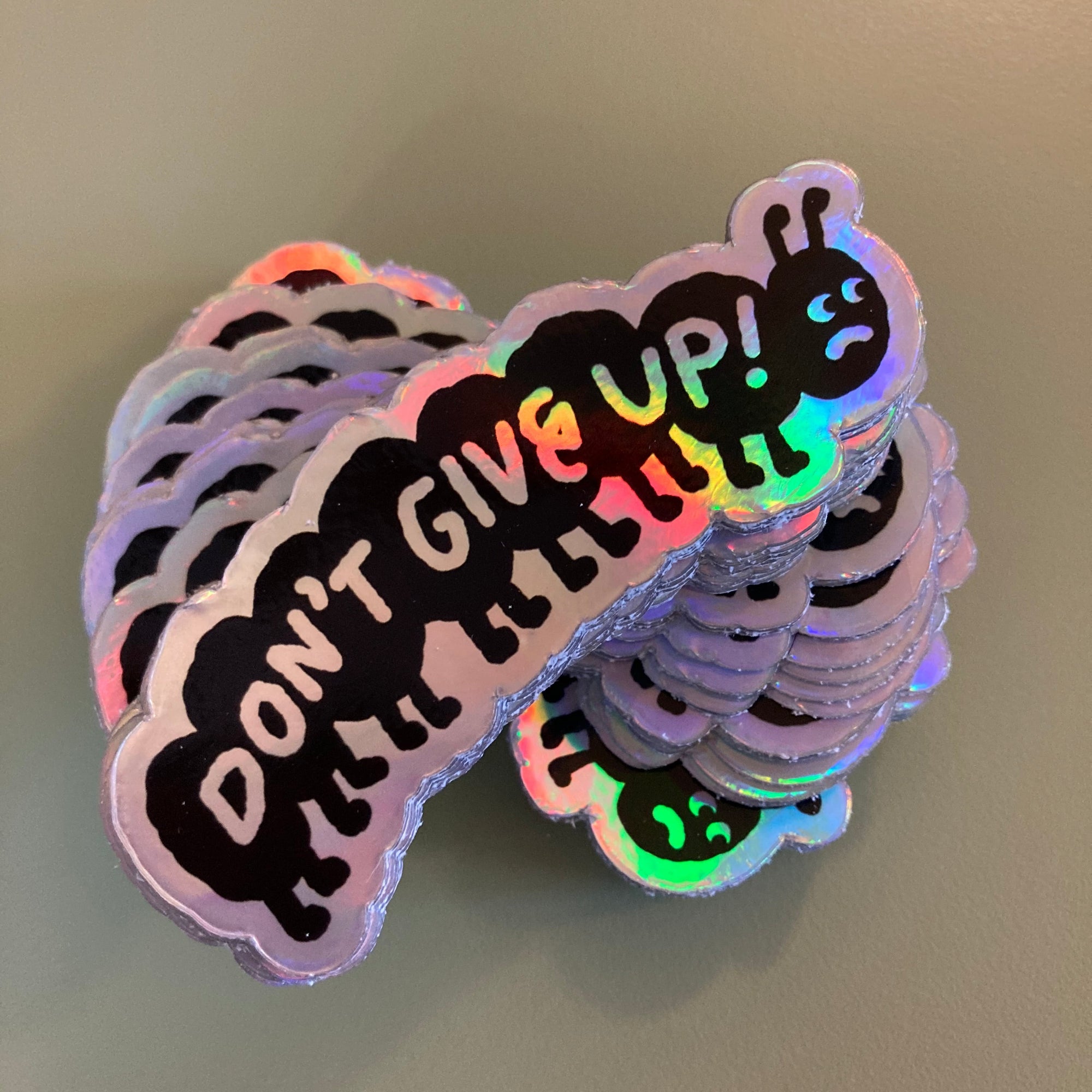 Don’t Give Up Sticker (Holo or B/W)