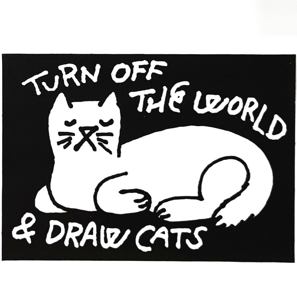 Draw Cats Sticker