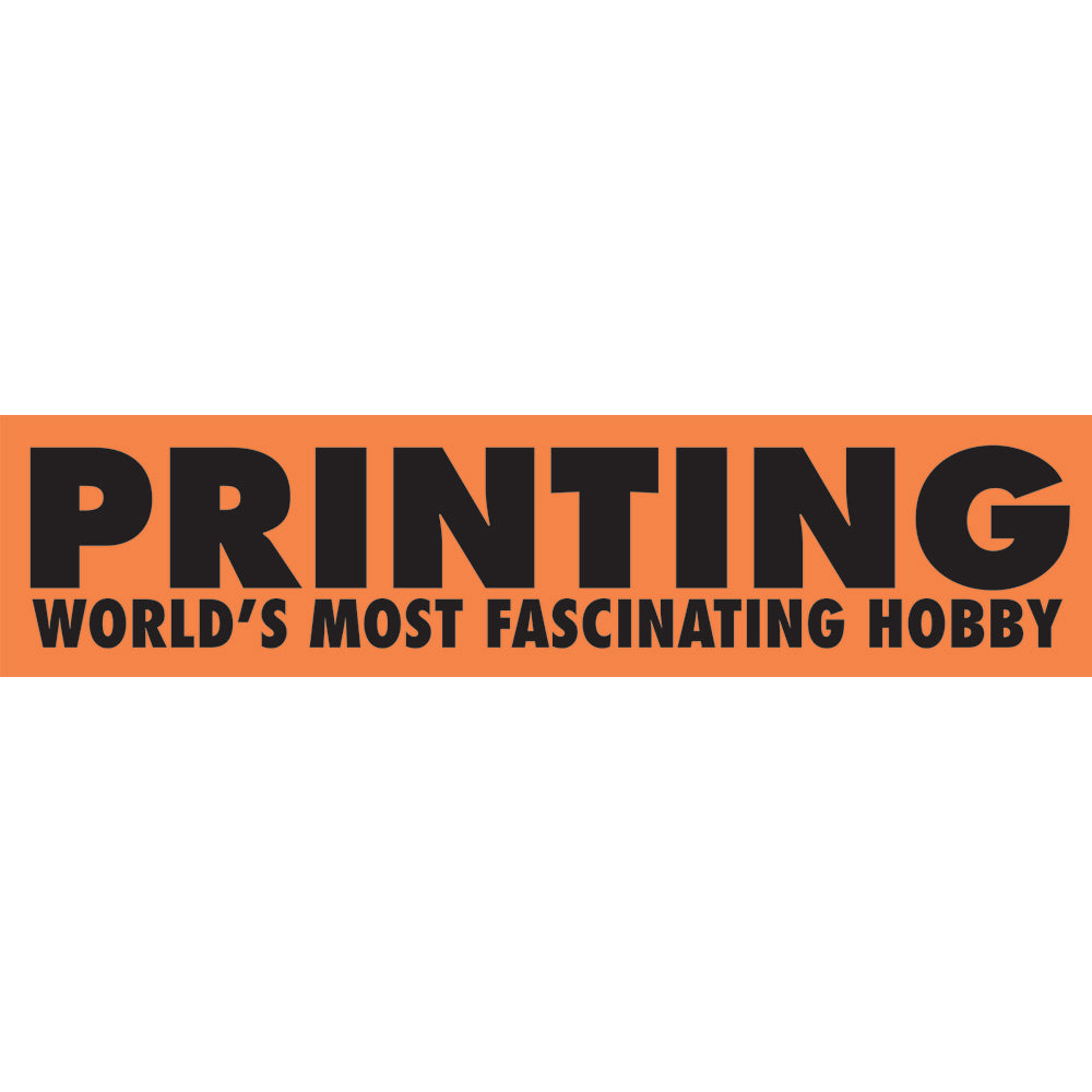 Worlds Most Interesting Hobbies Bumper Stickers